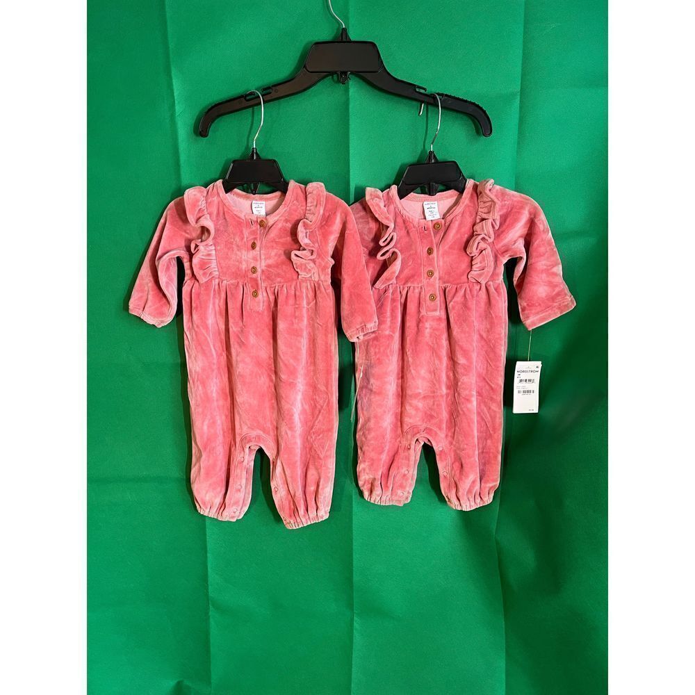 Nordstrom Baby Pink Onesie 6 month